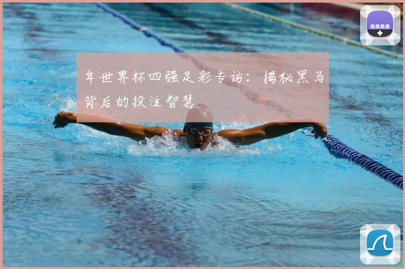 年世界杯四强足彩专访:揭秘黑马背后的投注智慧