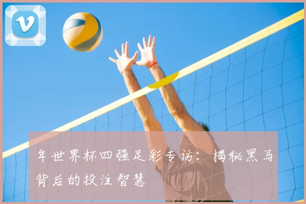 年世界杯四强足彩专访:揭秘黑马背后的投注智慧