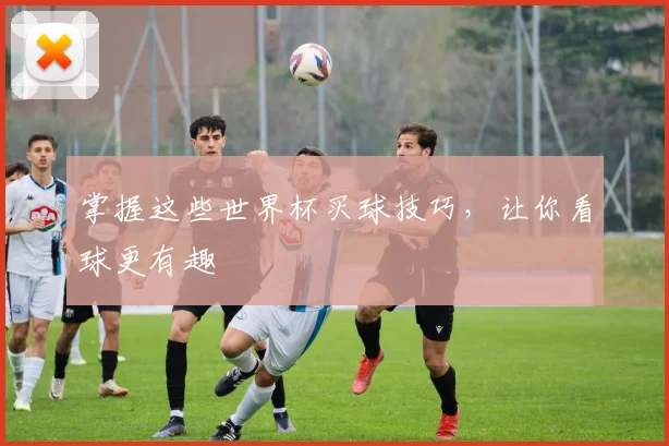 掌握这些世界杯买球技巧，让你看球更有趣
